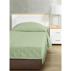 CozyCare Classic Coverlet, Spa Green